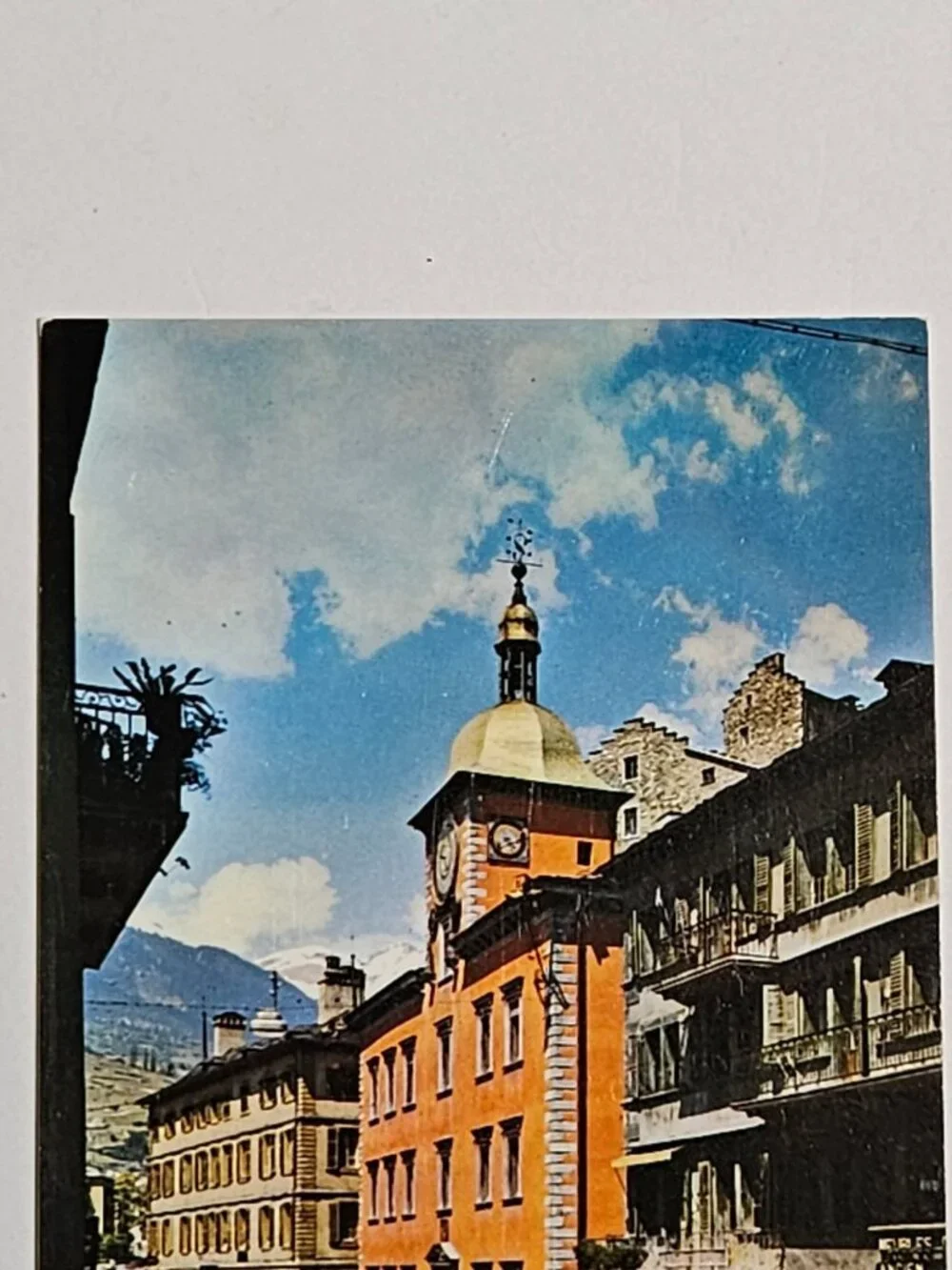Hôtel de Ville (Town Hall) of Sion canton of Valais Switzerland Postcard